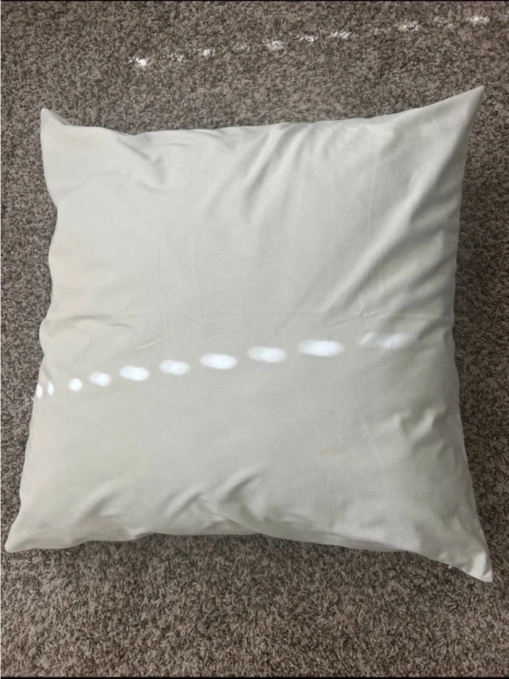 White Throw Pillow